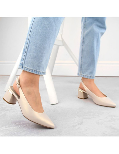 Sandały eleganckie pełne sergio leone w sk439