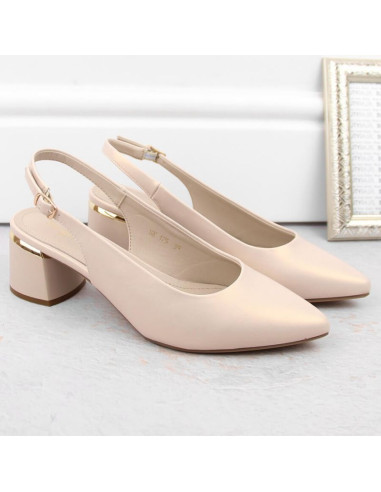 Sandały eleganckie pełne sergio leone w sk439