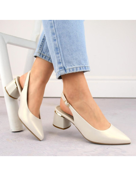 Sandały eleganckie pełne sergio leone w sk439