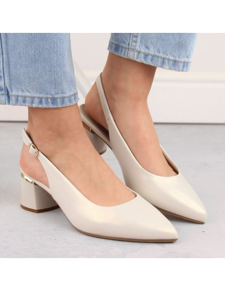 Sandały eleganckie pełne sergio leone w sk439