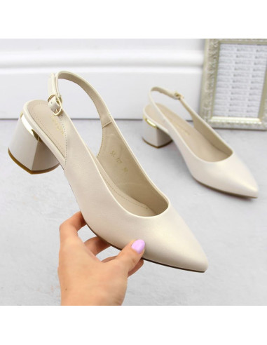 Sandały eleganckie pełne sergio leone w sk439