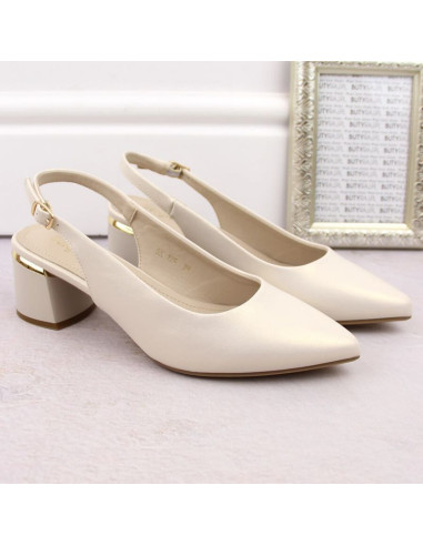 Sandały eleganckie pełne sergio leone w sk439