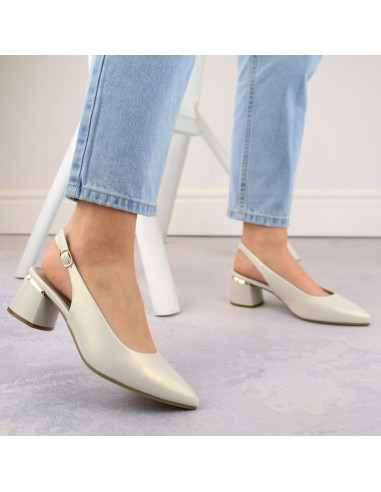 Sandały eleganckie pełne sergio leone w sk439