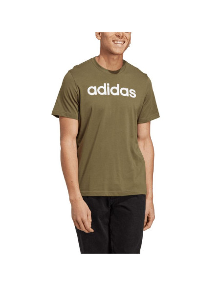 Koszulka adidas essentials single jersey linear embroidered logo tee m