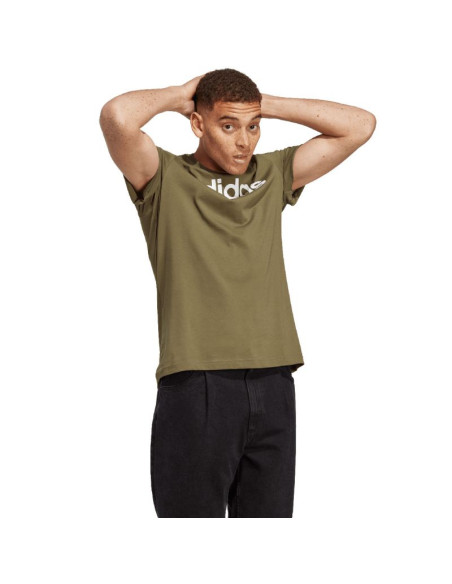 Koszulka adidas essentials single jersey linear embroidered logo tee m