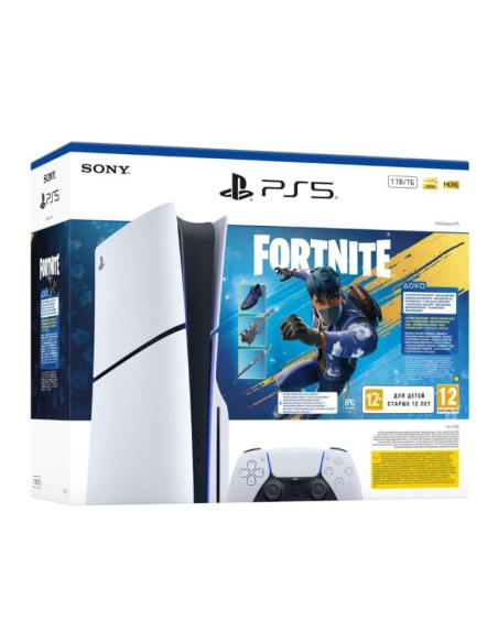 Playstation 5 slim + fortnite rozkwitający chaos