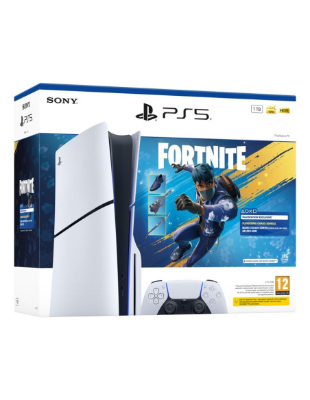Playstation 5 slim + fortnite rozkwitający chaos