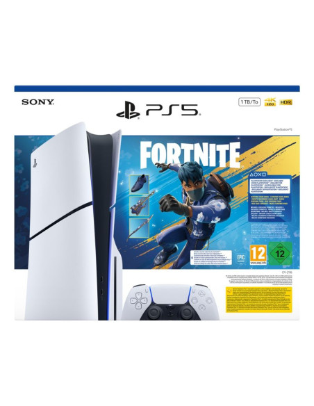 Playstation 5 slim + fortnite rozkwitający chaos