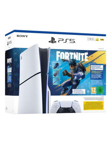 Playstation 5 slim + fortnite rozkwitający chaos