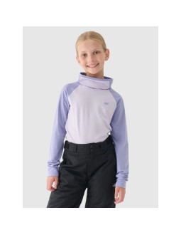 Bielizna termiczna ocieplana (góra) dziecięca 4f junior 4fjraw24ubruu108-52s