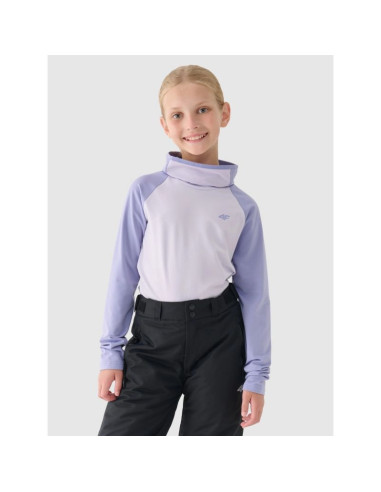 Bielizna termiczna ocieplana (góra) dziecięca 4f junior 4fjraw24ubruu108-52s