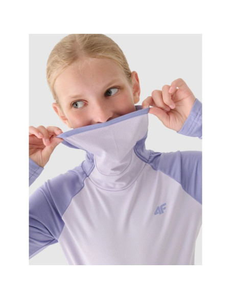 Bielizna termiczna ocieplana (góra) dziecięca 4f junior 4fjraw24ubruu108-52s