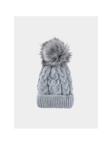 Czapka zimowa dziewczęca 4f junior 4fjwaw24acapf421-34s