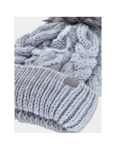 Czapka zimowa dziewczęca 4f junior 4fjwaw24acapf421-34s