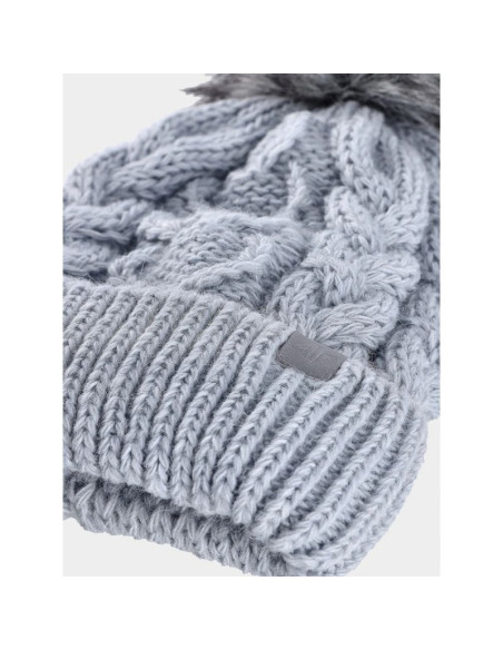 Czapka zimowa dziewczęca 4f junior 4fjwaw24acapf421-34s