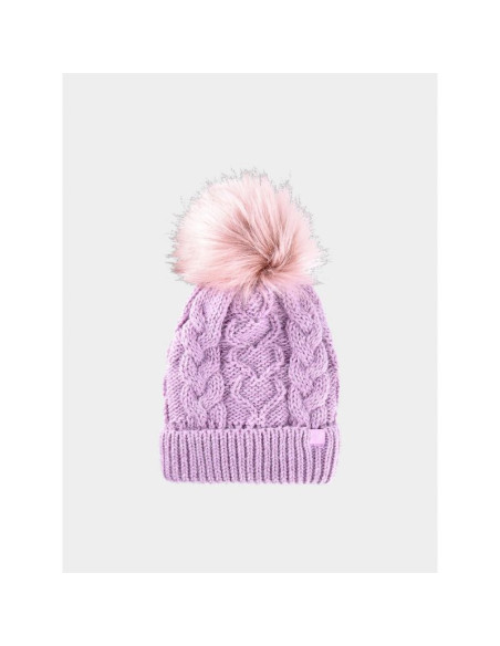 Czapka zimowa dziewczęca 4f junior 4fjwaw24acapf421-52s