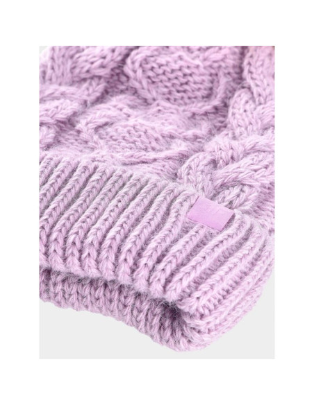 Czapka zimowa dziewczęca 4f junior 4fjwaw24acapf421-52s