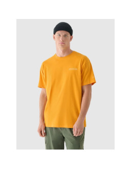 T-shirt oversize z nadrukiem męski 4f 4fraw24ttshm2578-70s