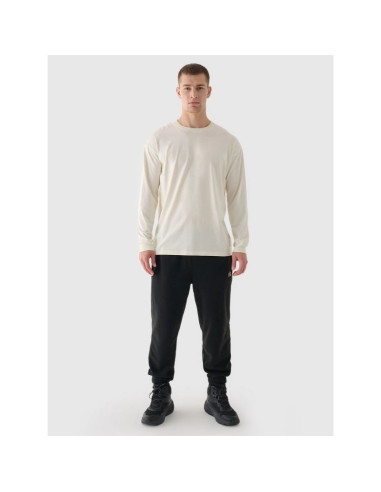 Longsleeve oversize z nadrukiem męski 4f 4fraw24tlonm507-83s