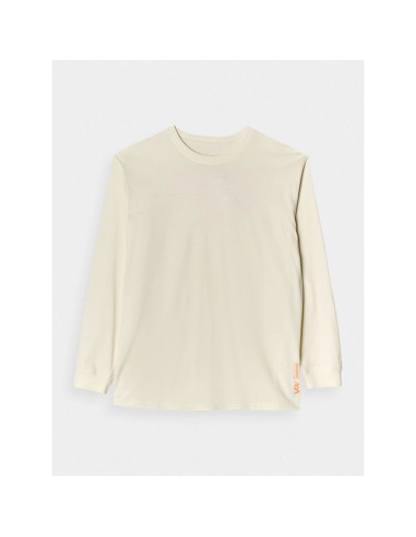 Longsleeve oversize z nadrukiem męski 4f 4fraw24tlonm507-83s