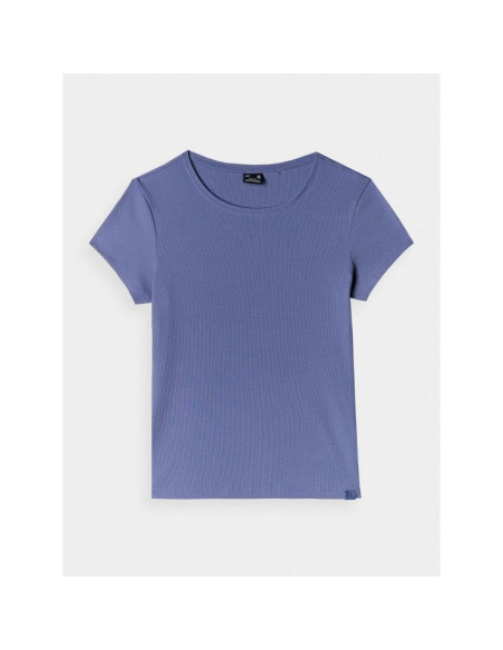T-shirt slim gładki damski 4f 4fraw24ttshf2300-32s