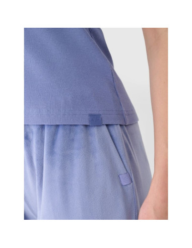 T-shirt slim gładki damski 4f 4fraw24ttshf2300-32s