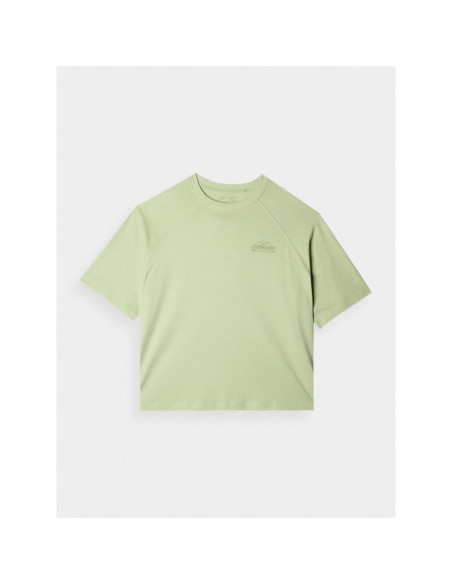 T-shirt oversize z nadrukiem damski 4f 4fraw24ttshf2583-43s