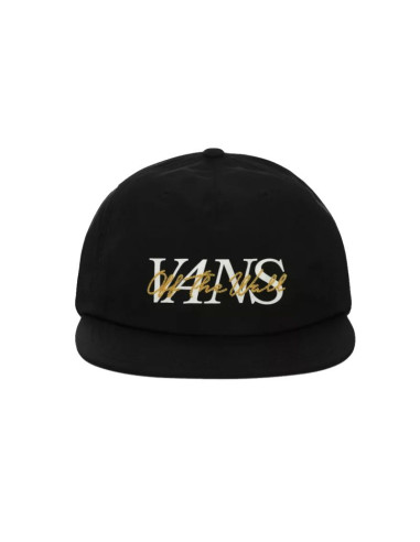 Czapka z daszkiem vans on the vans shallow cap vn0a4tq2blk