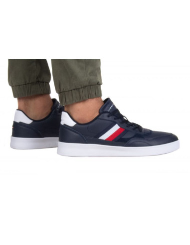 Buty tommy hilfiger court cupsole retro lth stripes m
