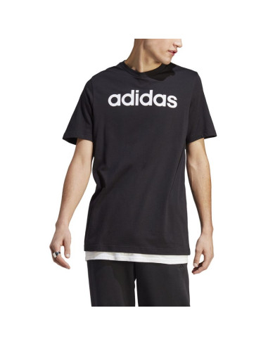 Koszulka adidas essentials single jersey linear embroidered logo tee m