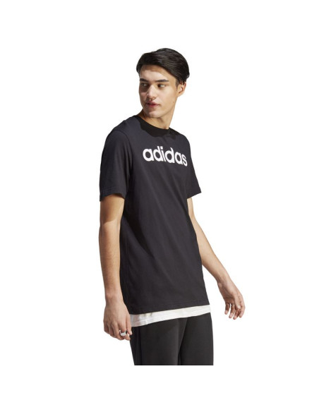 Koszulka adidas essentials single jersey linear embroidered logo tee m
