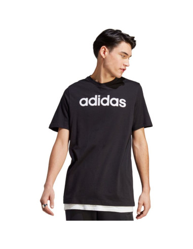 Koszulka adidas essentials single jersey linear embroidered logo tee m