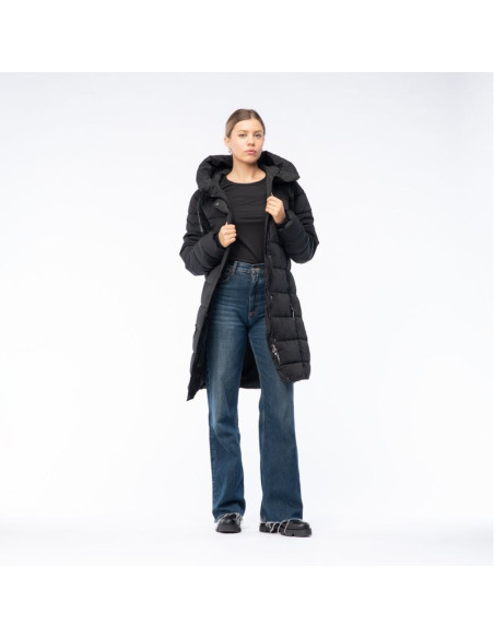 Płaszcz iguana pikowany zimowy manka w