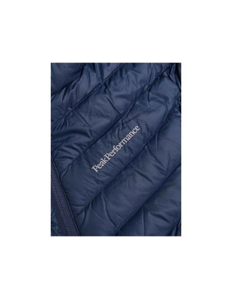 Kurtka puchowa peak performance w frost down hood jacket granatowy