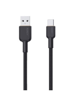 Aukey cb-nac1 kabel usb-c qc pd 1m 3a 60w nylon