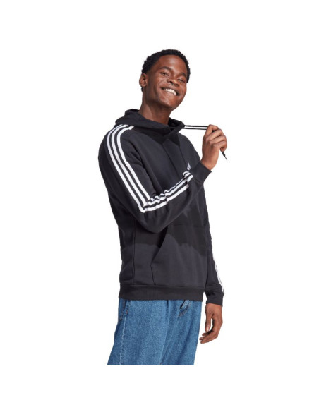 Bluza adidas essentials fleece 3-stripes hoodie m