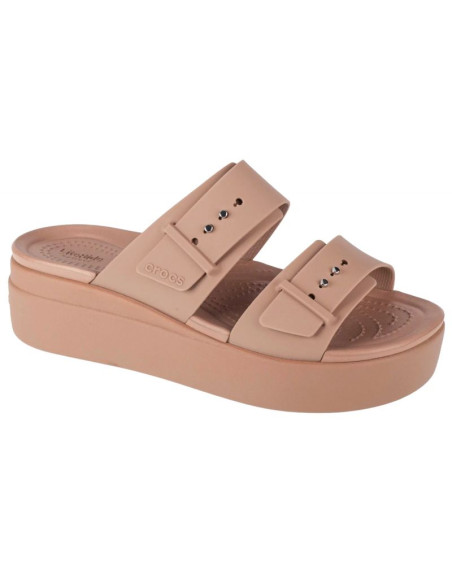 Klapki crocs brooklyn low wedge sandal w 207431