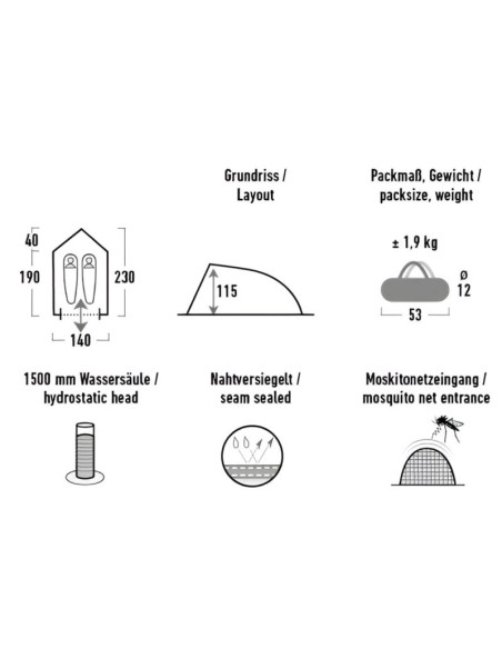 Śpiwór high peak frazer 200