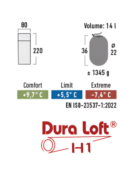 Śpiwór high peak frazer 200