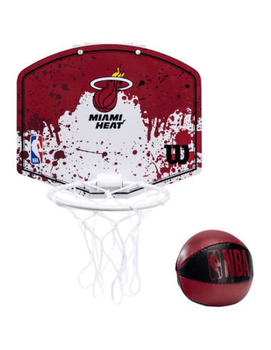 Tablica do koszykówki wilson nba team miami heat mini hoop