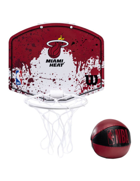 Tablica do koszykówki wilson nba team miami heat mini hoop