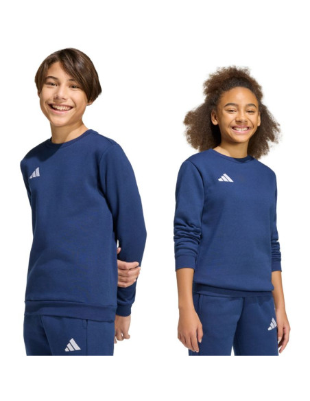 Bluza dla dzieci adidas entrada 26 sweat top granatowa jz6552