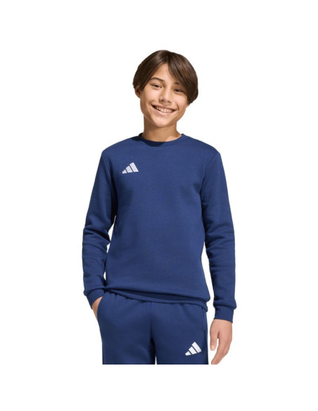 Bluza dla dzieci adidas entrada 26 sweat top granatowa jz6552