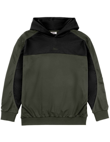 Bluza męska fila rivoli oliwkowo-czarna fam1121 63185