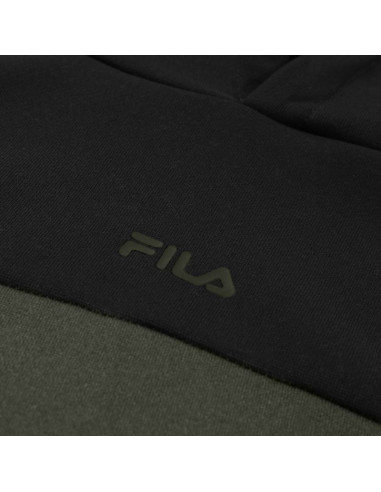 Bluza męska fila rivoli oliwkowo-czarna fam1121 63185