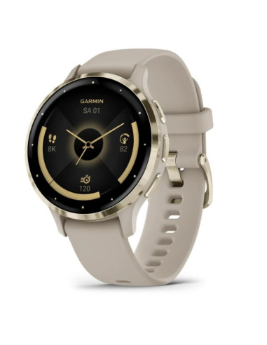 Zegarek garmin venu 3s 41mm beżowy