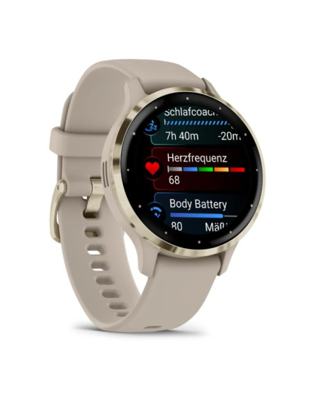 Zegarek garmin venu 3s 41mm beżowy