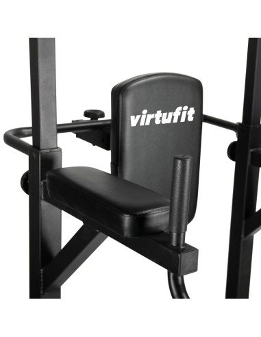 Virtufit regulowana wieża siłowa - stacja do podciągania i dipów