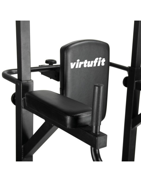 Virtufit regulowana wieża siłowa - stacja do podciągania i dipów