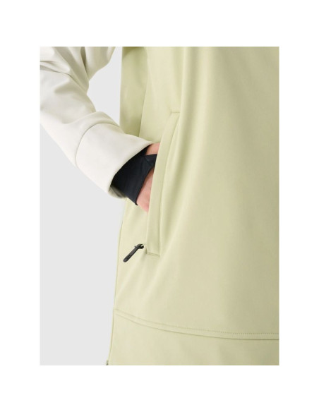 Bluza snowboardowa z softshellu membrana 5000 damska 4f 4fwaw24tsoff289-44s